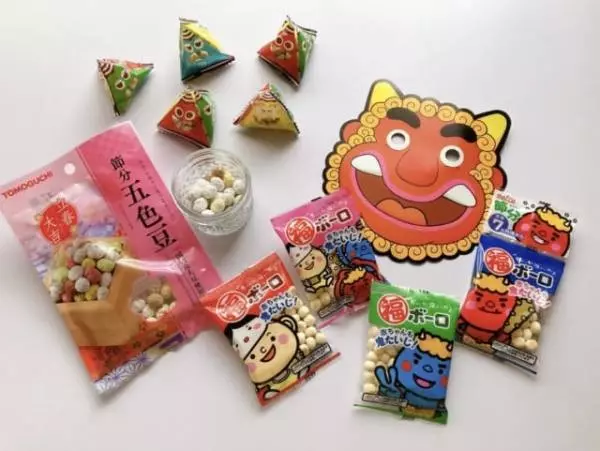 ダイソーでそろう福豆。