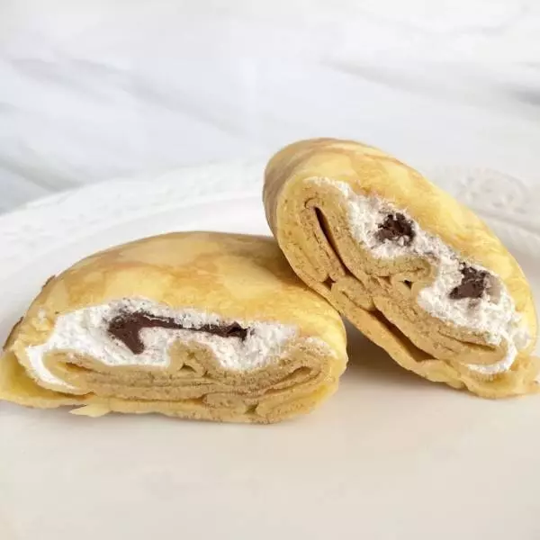 生チョコのもちもちクレープ
