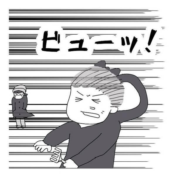 【育児漫画】「こうえんいく！」強風で寒い日でも外遊びしたい娘が“考えた作戦”とは！？→「かわいい」の渋滞