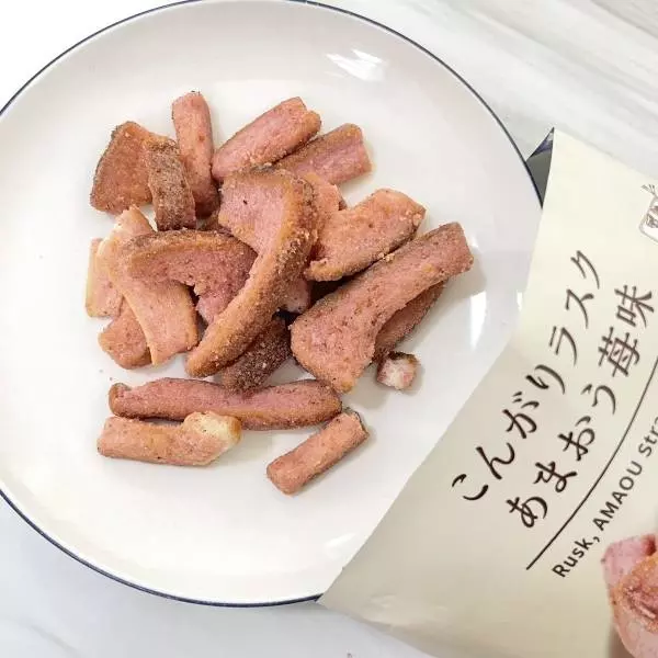 こんがりラスクあまおう苺味