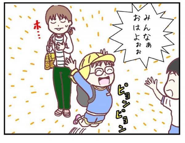 【育児漫画】「いっつもへんしんしてるねん」お友達がヒーローになりきる様子を見た娘の“クールな一言”にびっくり！？