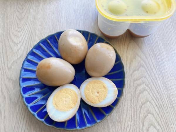【甘辛おつまみレシピ付♡】「簡単おいしい！」ダイソーの“味玉けたまごメーカー”が便利すぎる！
