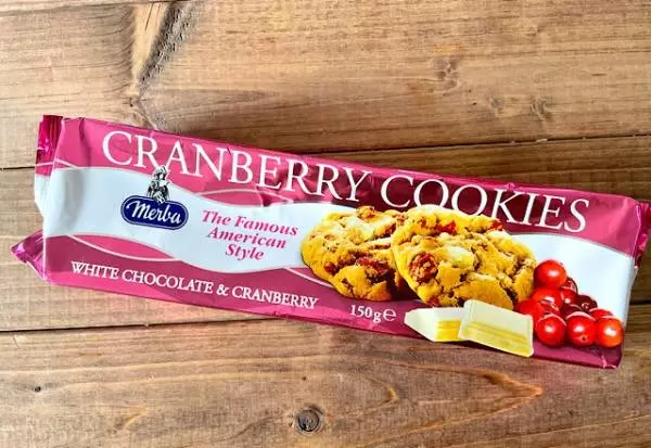 メルバホワイトチョコレート＆クランベリークッキー