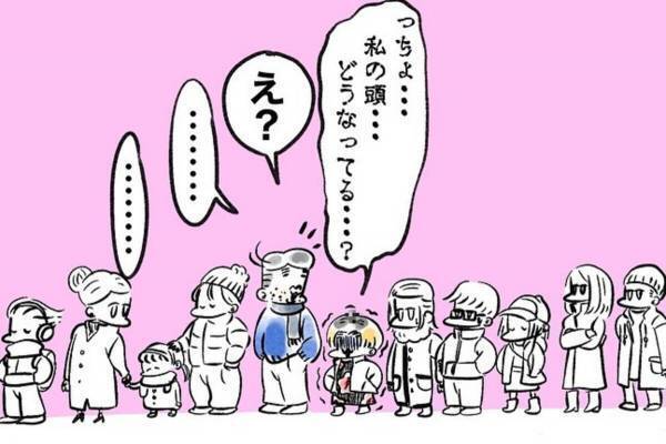 「新年早々こんなことってある…！？」夫婦で初詣にきた私。列に並んでいると、頭に“鳥のフン”が…！？さらに…！？