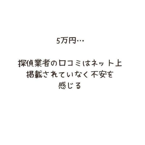 「5万で居住区を特定する業者…」居場所がわからなくなった妻と不倫男を探すため、“探偵に依頼”することに…！？＜妻が不倫男と失踪…そして妊娠＃13＞