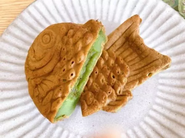 抹茶クリームたい焼きは絶対買いです！