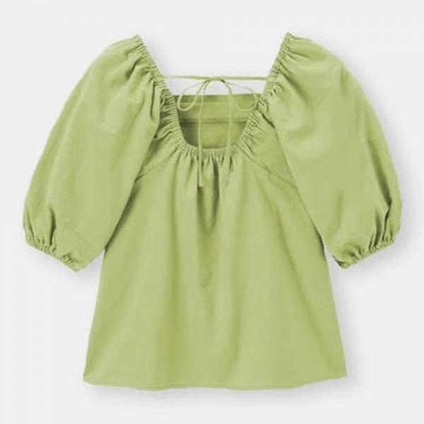 シンプルな着こなしに♡【GU】の“こだわり夏ブラウス”はこちら！