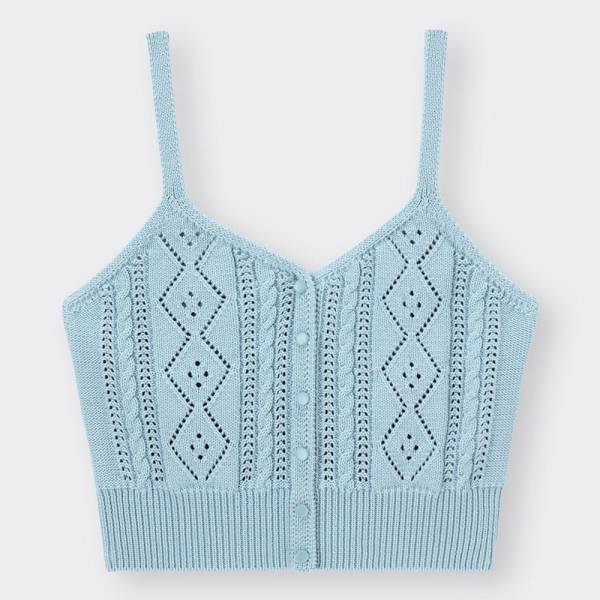 爽やかに着こなそう♡【GU】の“サマーニット”はデザイン豊富！