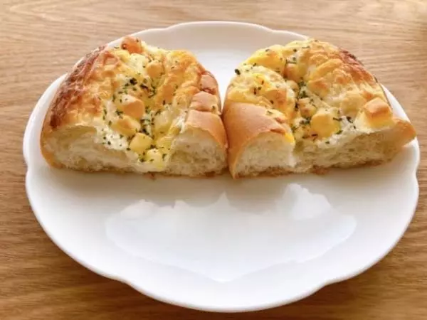 塩気のあるチーズがおいしい!