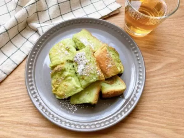 抹茶フレンチトーストのレシピ♡