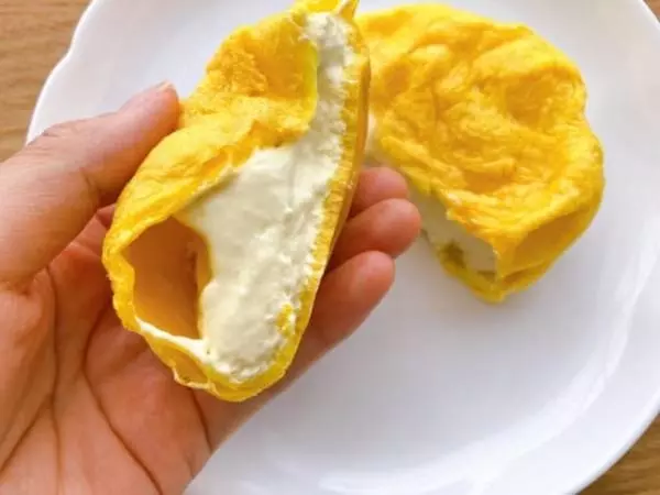 バナナジュースクリームはたっぷり入っています♪