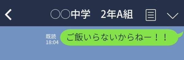 「ご飯いらないからねー！！」学校でクールキャラを気取っている私→クラスの“グループLINE”に元気いっぱいの誤爆をして赤面…