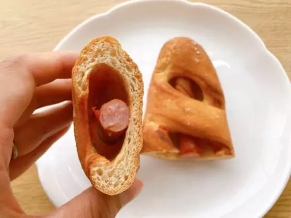 もっちり食感のパン生地♡