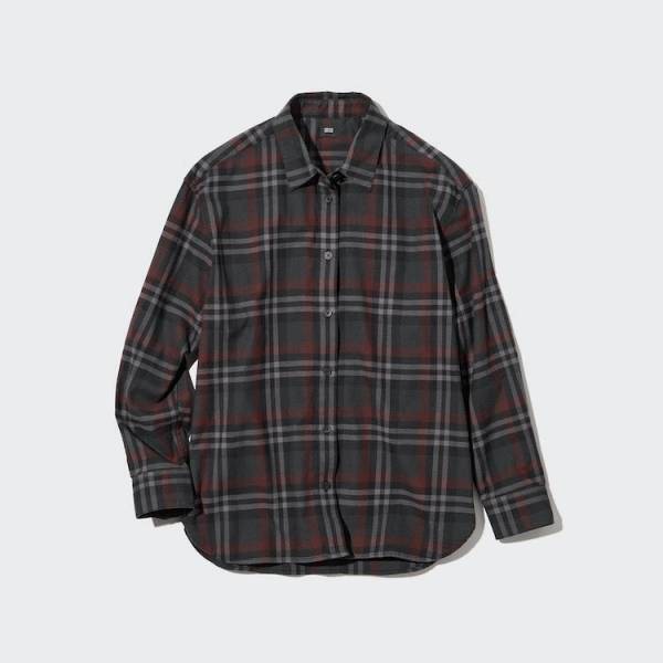 「羽織りとしても◎」着回しがきく【ユニクロ】チェックシャツ