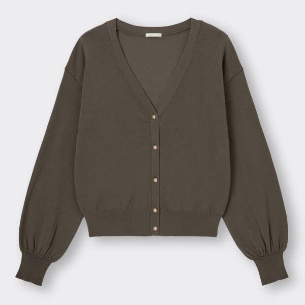 カラーもボタンも色々！【GU】の「長袖カーディガン」特集