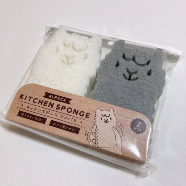 せっかくなら楽しく洗い物！【Seria】の「キッチンスポンジ」が可愛い