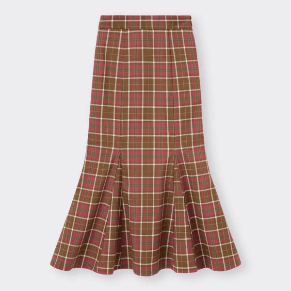チェック登場で秋感じる♡【GU】の「マーメイドスカート」まとめ