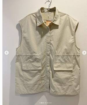 「高見え」して「本当に嬉しい」【しまむら】の”ミリタリーベスト”がオシャレ