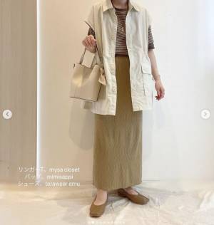 「高見え」して「本当に嬉しい」【しまむら】の”ミリタリーベスト”がオシャレ