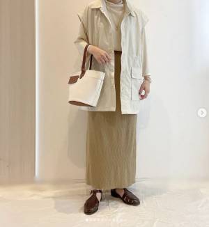 「高見え」して「本当に嬉しい」【しまむら】の”ミリタリーベスト”がオシャレ