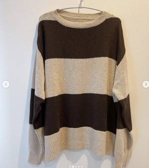 「ダボッとするシルエットが好き」【しまむら】の”ボーダーニット”に一目惚れ