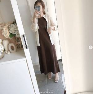 こっくりブラウンが可愛い♡【しまむら】の「スカート・ワンピース」コーデ集