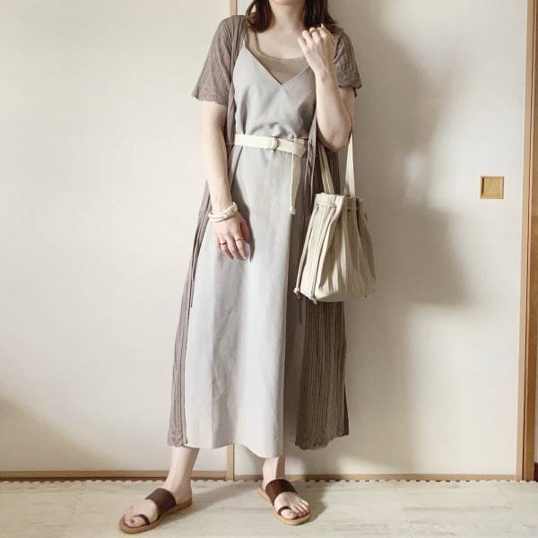 1着あると重宝しちゃう♡キャミワンピース着回しコーデ！