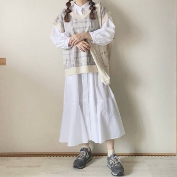 初心者さんにおすすめ【シャツワンピース着回しコーデ】