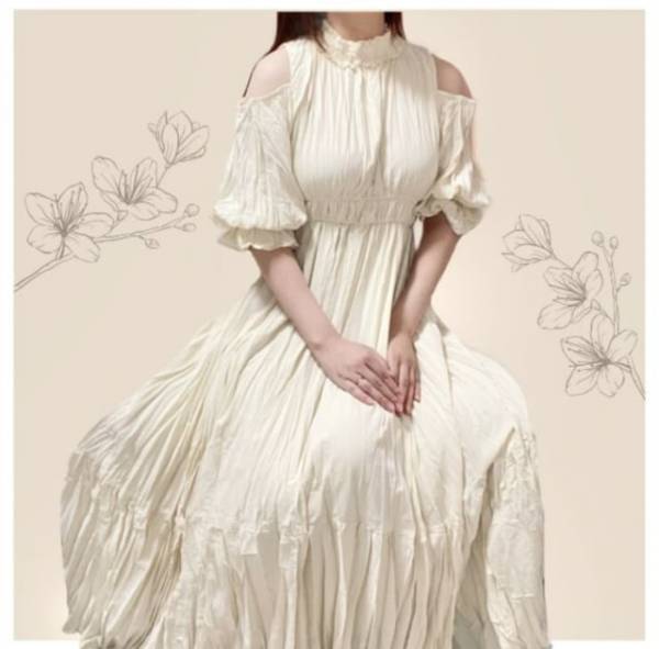 「ふわふわ揺れるシルエットがとっても可愛い！」【GRL】1枚でヒロインになれる愛されワンピース♡