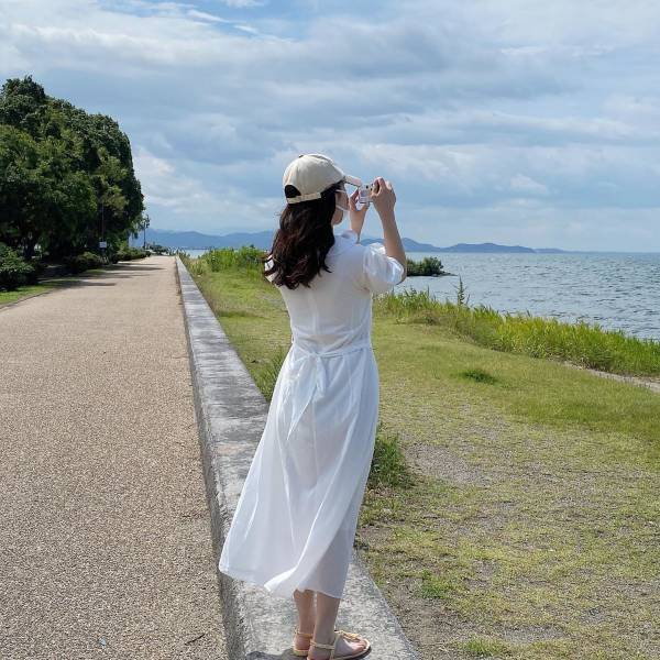 可愛さ100点！「キャップ×ワンピース」コーデ集