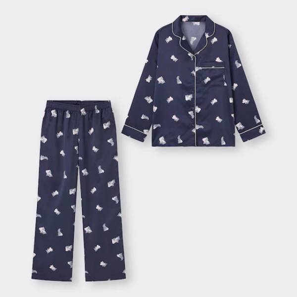 女子会向け♡パジャマパーティーするなら【GU】！”サテンウェア”特集