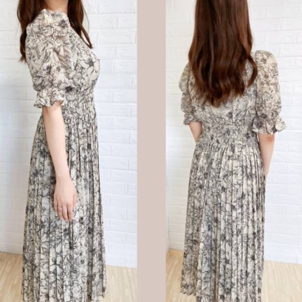 「思わず目で追ってしまうほどの可愛さ」【GRL】の「大人花柄ワンピ」で秋気分♡