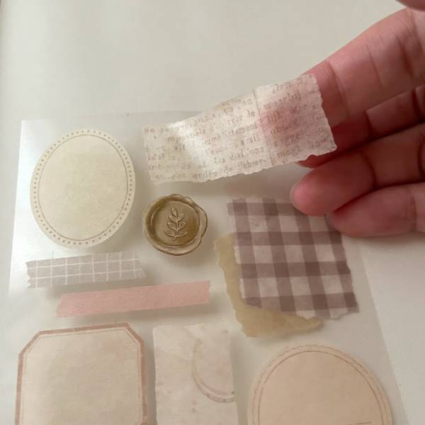 簡単にオシャレなパレットジャーナルが作れる！【ダイソー】の「ジャーナルシール」がおすすめ