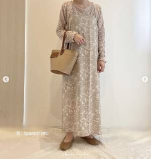 もぅ、毎日着たくなるっ！！！【しまむら】の”淡色キャミワンピ”が可愛い