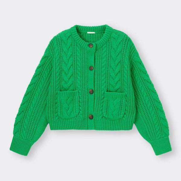 “クロップド丈”は秋もキテます！【GU】の「新作カーディガン」が可愛い