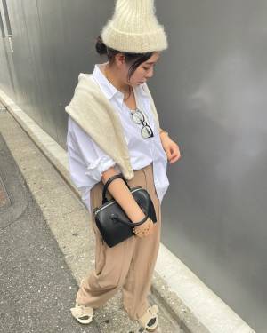 秋コーデの参考にぜひ♡【ユニクロ】の「ジャケット・シャツコーデ」特集