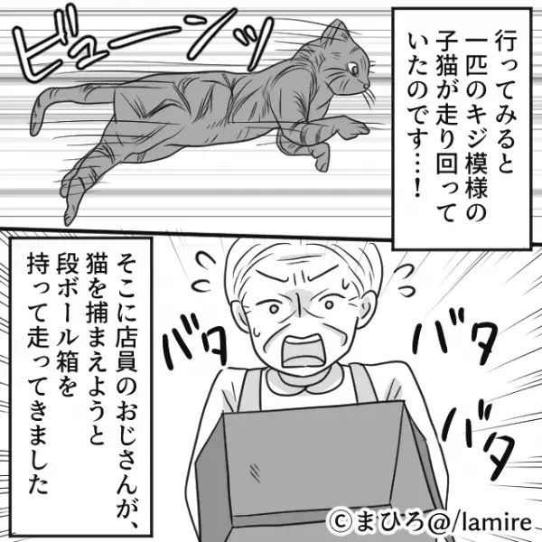 【漫画】「そりゃ困るよな…」夕方のスーパーが“意外なお客様”のせいで大騒ぎ！→店員の焦る姿に同情しかない…