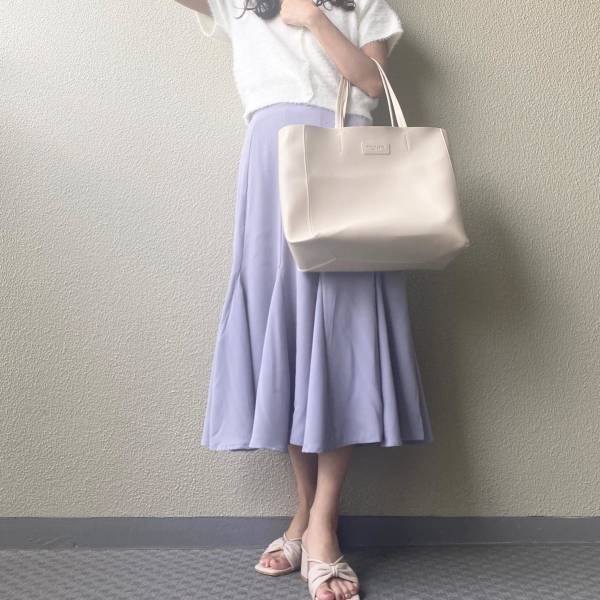 まるで女子アナ風？【SHEIN】「ロングスカート」で作る”上品コーデ“のお手本