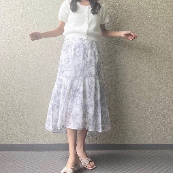 まるで女子アナ風？【SHEIN】「ロングスカート」で作る”上品コーデ“のお手本