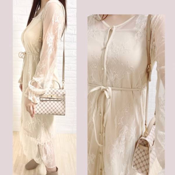 【GRL】お呼ばれにぴったり♡レースワンピース