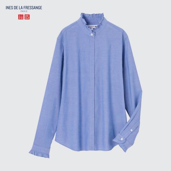 秋冬の着回しコーデに！【ユニクロ】コットンシャツはインナーとしても使える♪