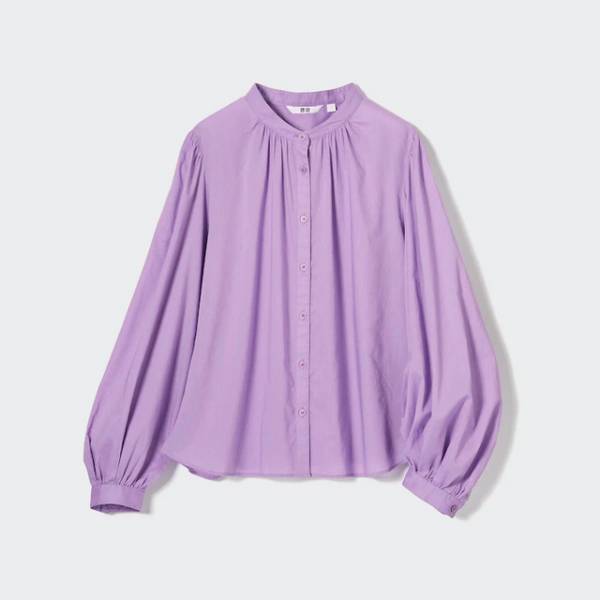 秋冬の着回しコーデに！【ユニクロ】コットンシャツはインナーとしても使える♪