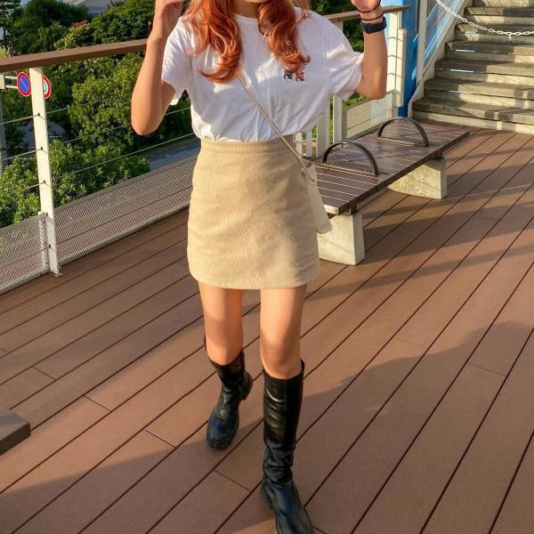 足元、主役級に！【GRL】の「ブラックロングブーツ」コーデ集