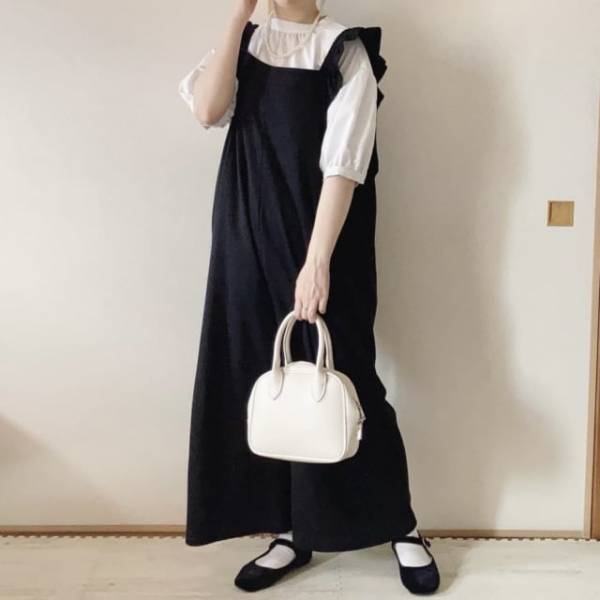 1枚あれば重宝間違いなし！【ISOOK】サロペット着回し6コーデ