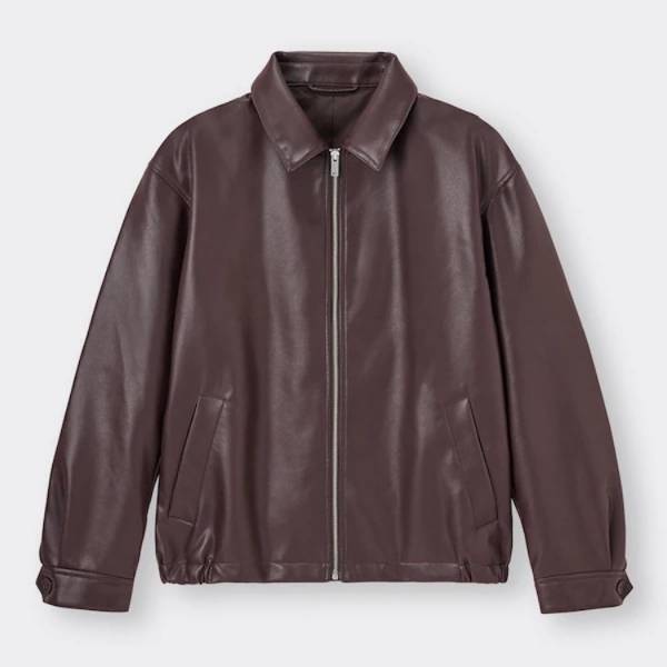 しっかりとキメたい日に。【GU】の「フェイクレザーアイテム」特集