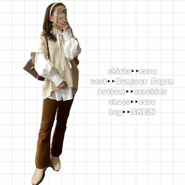 低身長さんにおすすめしたい！「秋色シンプルコーデ」のお手本