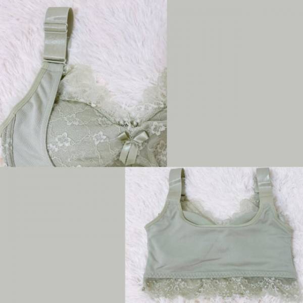 着けるだけでボリューム上向き実感♡【エアリーナイトブラ】