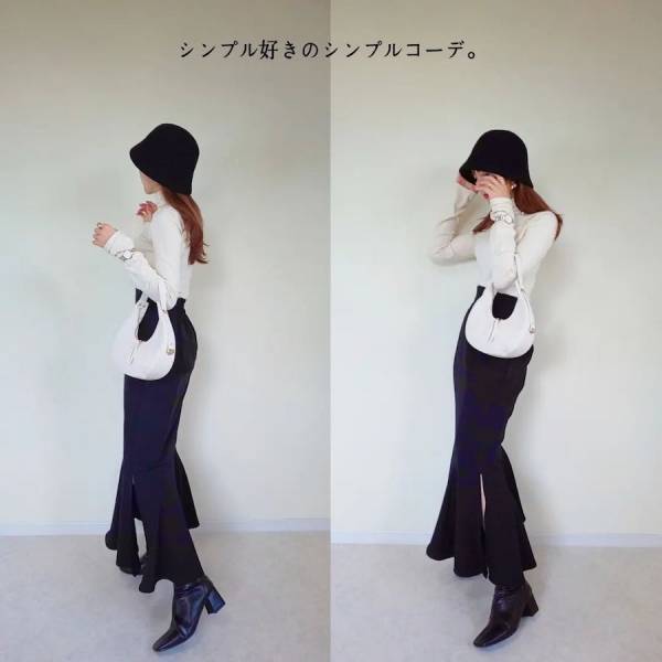 秋の定番「シンプルな白タートル」を使った着回しのコツ知りたくない？