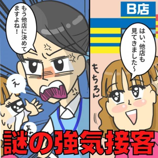 【謎の強気接客】“複数のお店”で同じ商品を比べていた結果→「お客様、他店で買おうとしてますよね！？」