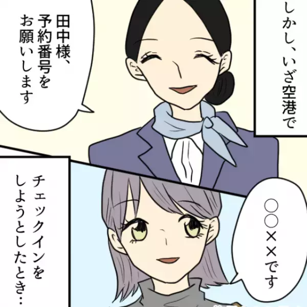 飛行機の予約を『夫に任せた』妻…⇒後日、幻滅する事態に…！